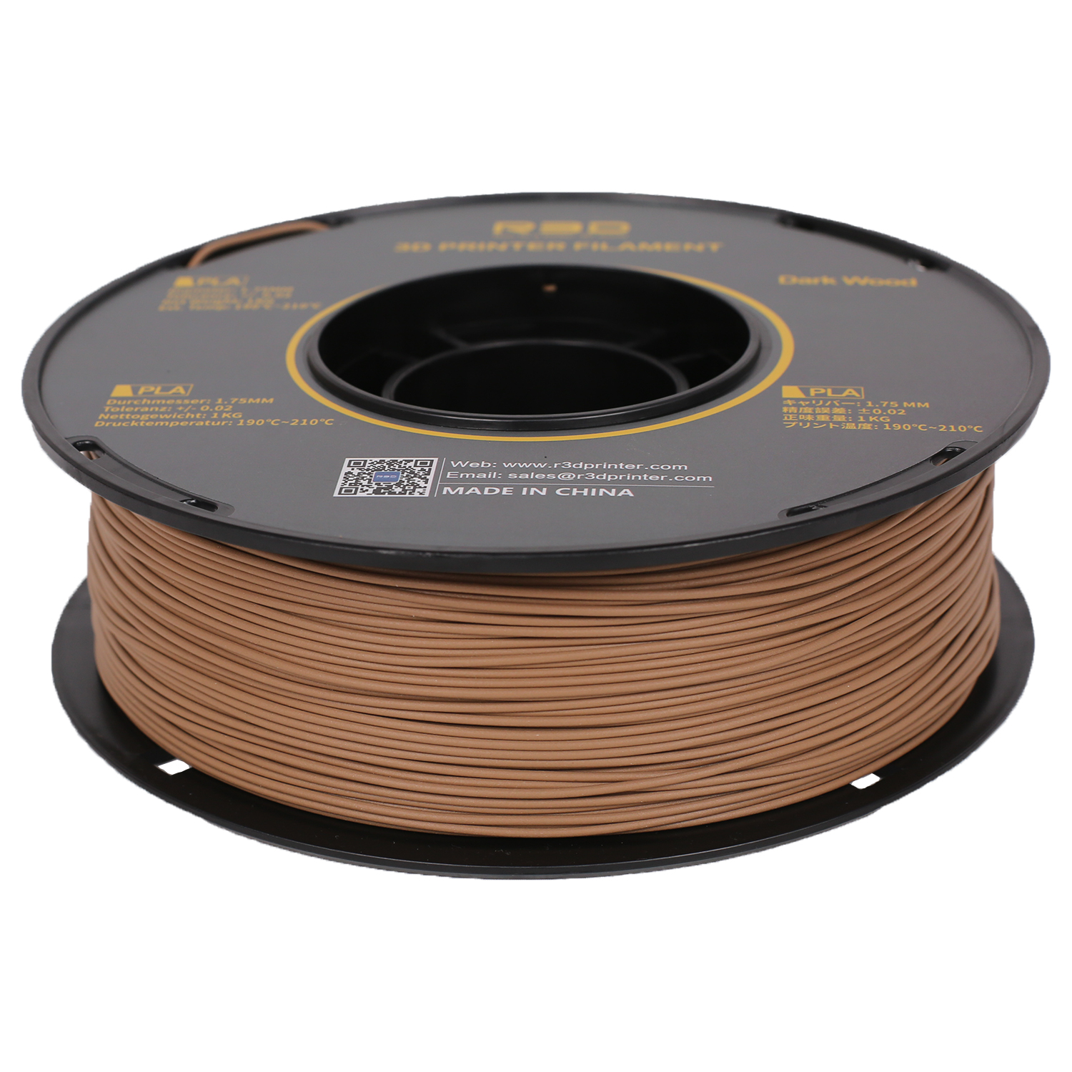 FILAMENTO STAMPA 3D PLA, PLA RINFORZATO CON FIBRE DI LEGNO, PLA LEGNO