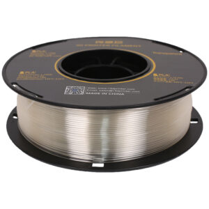 FILAMENTO STAMPA 3D, FILAMENTO PLA, TRASPARENTE