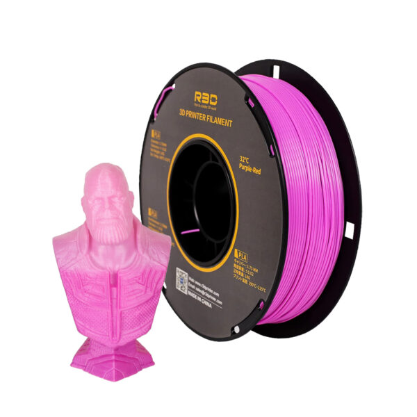 PLA PER STAMPRE IN 3D, CAMBIO COLORE, VIOLA-ROSA, PLA CREATIVO