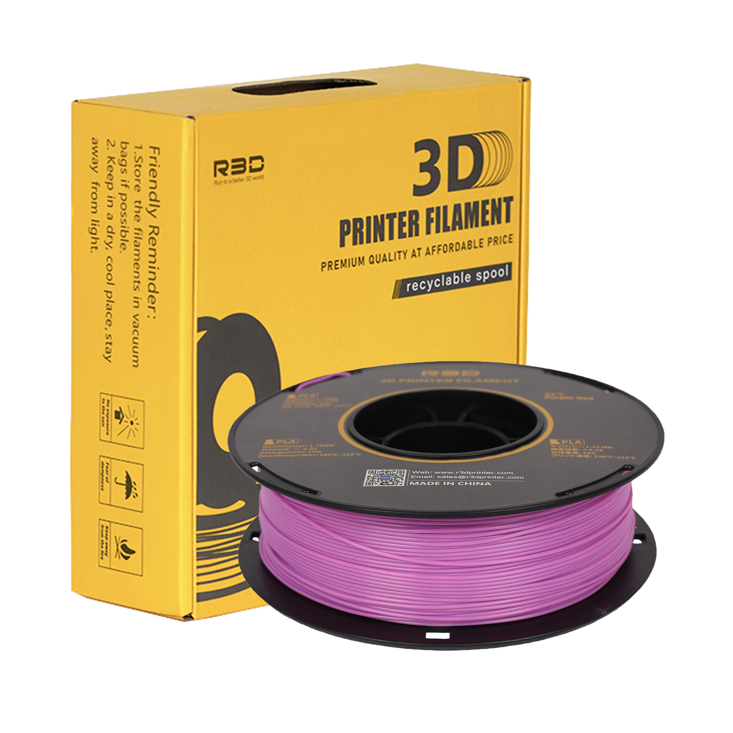 PLA COLOR CHANGE Purple to Red07