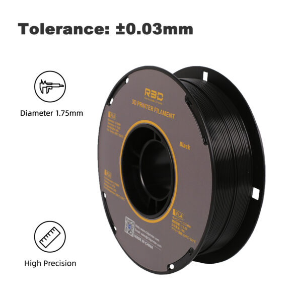 MATERIALE BIODEGRADABILE, PLA NERO, PLA BLACK, FILAMETO STAMPA 3D