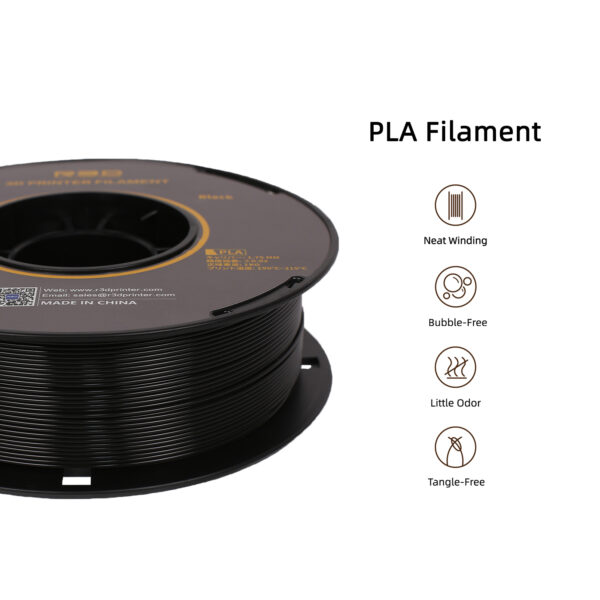 PLA FILAMENTO NERO PER STAPNTI 3D