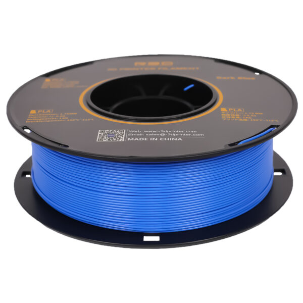 Filamenti stampa 3D, PLA, blu scuro, amido di mais