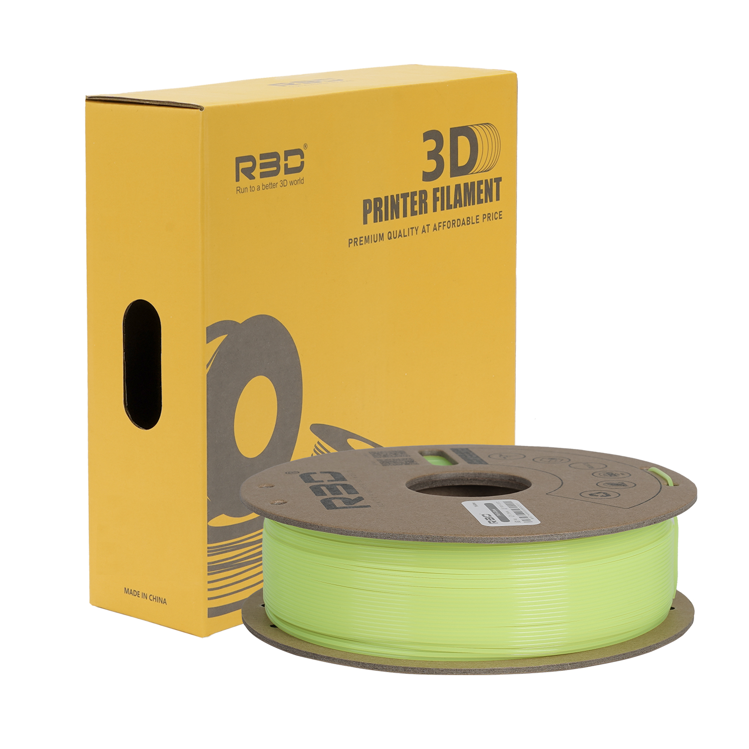 R3D PLA Glow Yellow 3