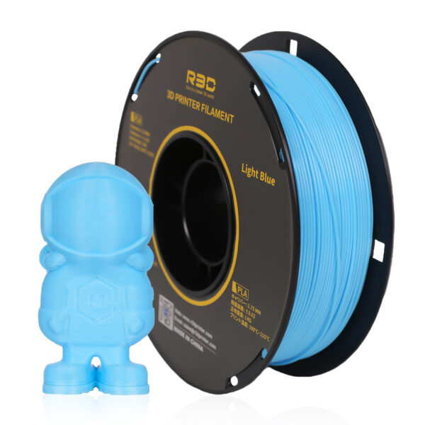 FILAMENTI PER STAMPARE IN 3D, PLA LIGHT BLUE R3D
