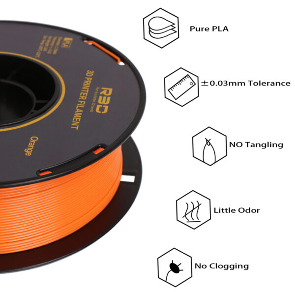 PLA BOBINA DA 1KG ARANCIONE
