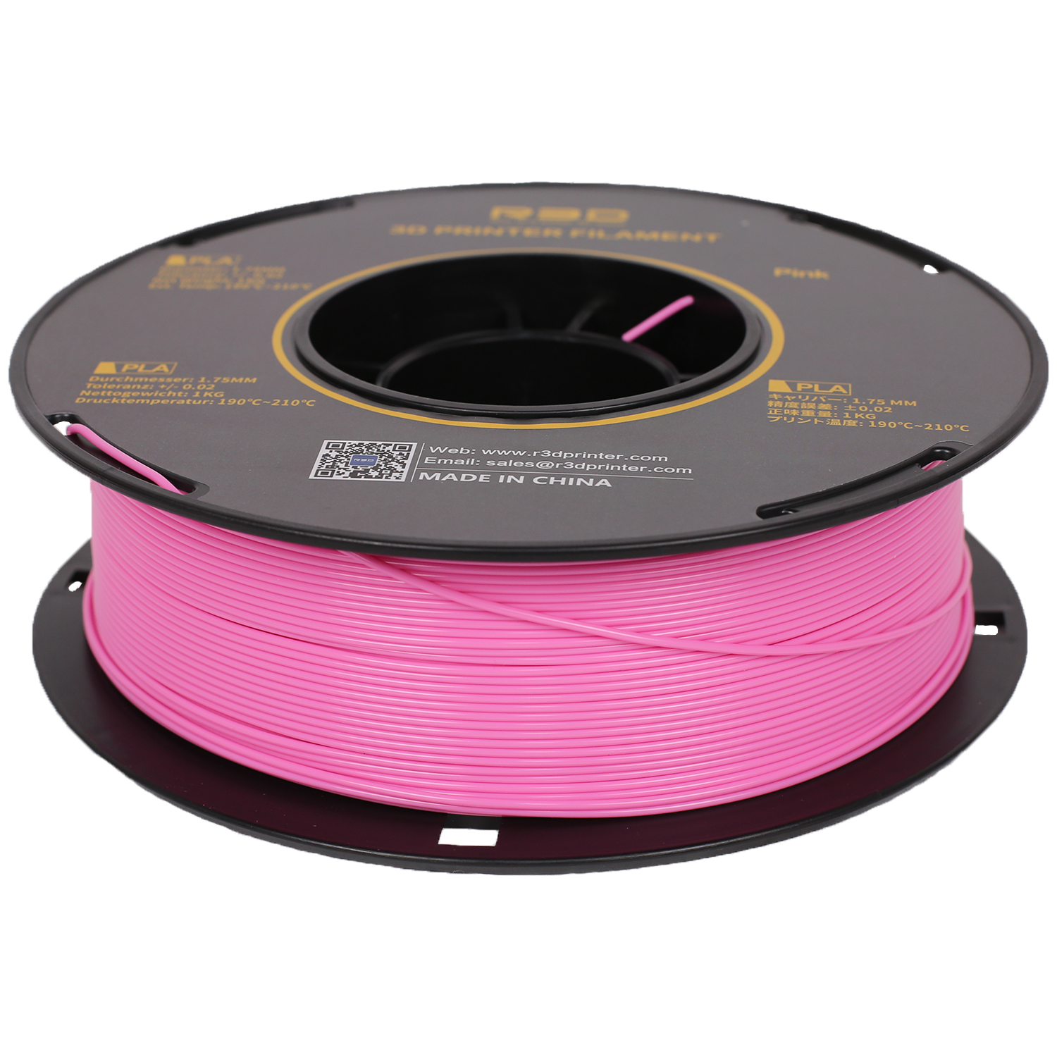 PLA, ROSA, STAMPA 3D, FILAMENTO PER STAMPANTI 3D