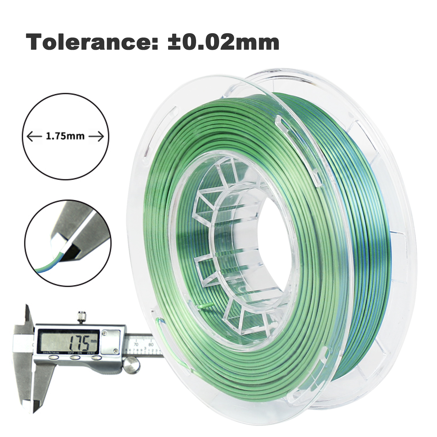 R3D PLA Silk Blue-Green4