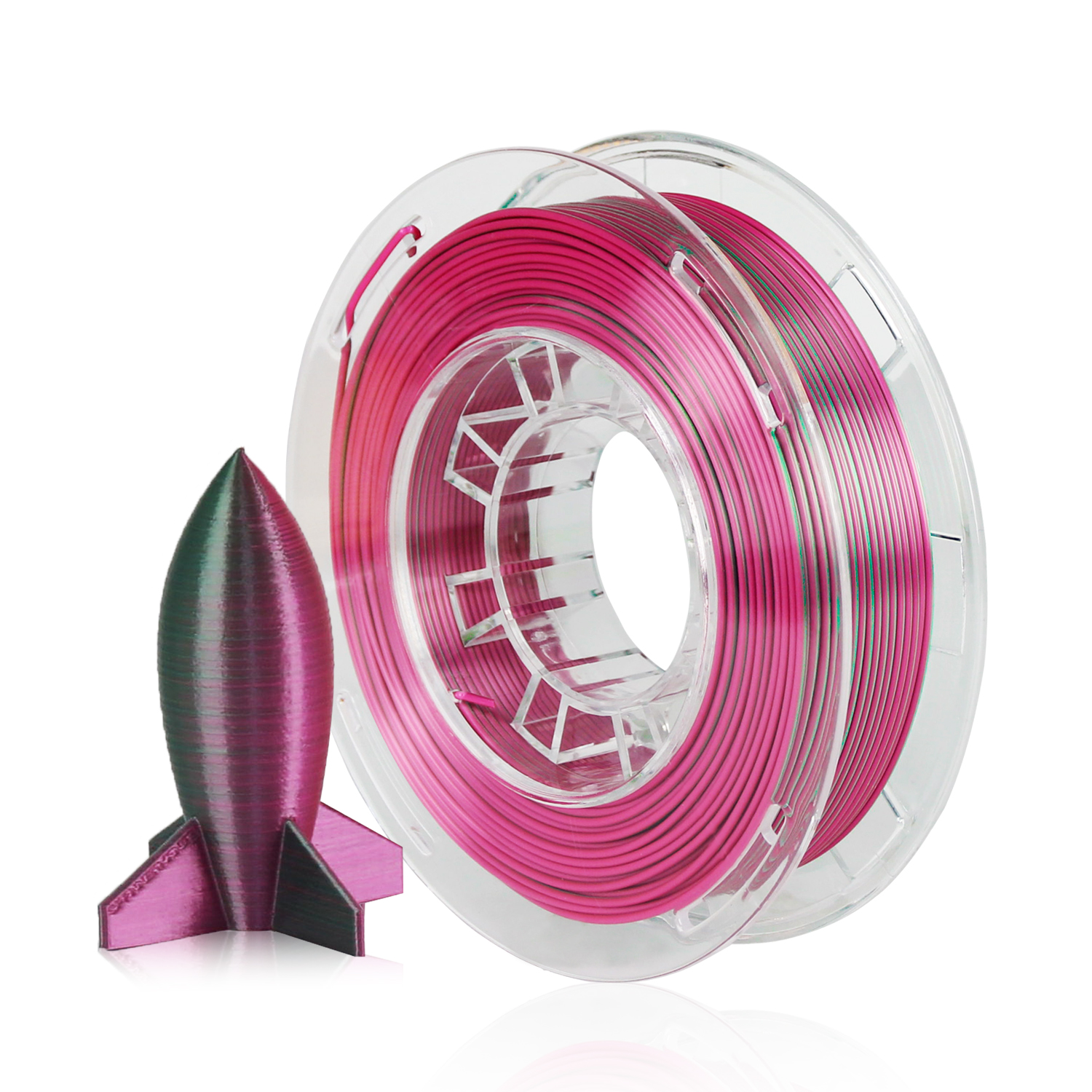 R3D PLA Silk Rose Red-Green3