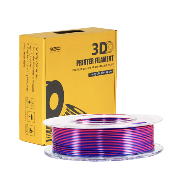 3d printer filaments-pla sual color-pla silk