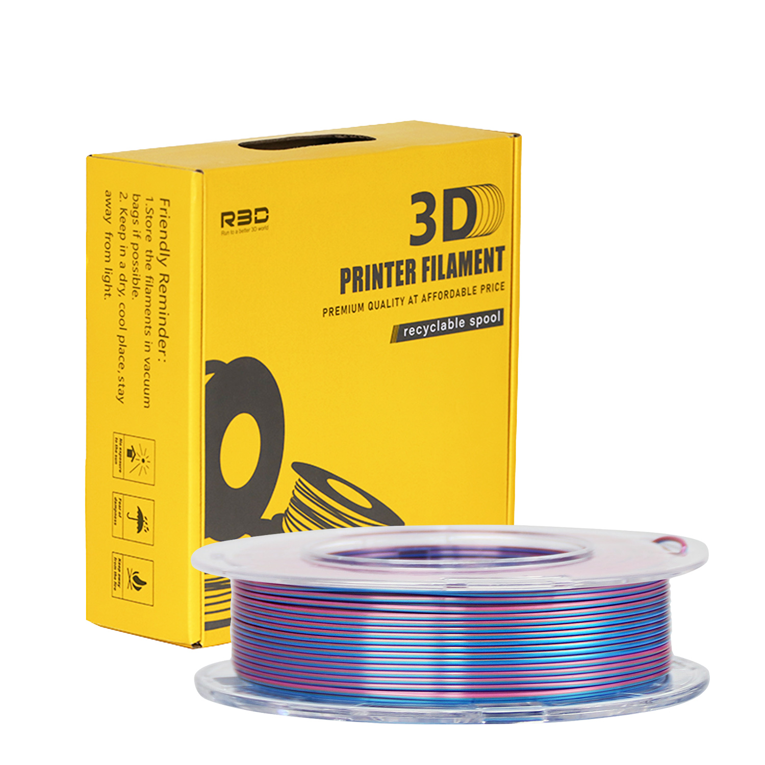 R3D PLA Silk Purple-Blue6