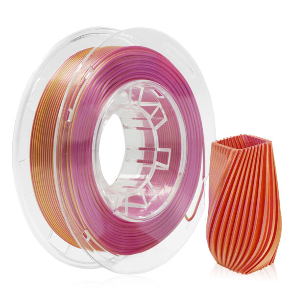 VASO STAMPATO IN 3D CON PLA DOUBLE COLOR SILK