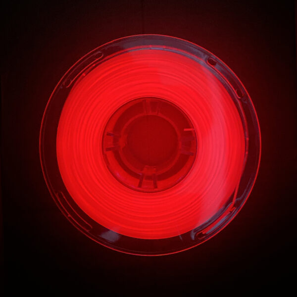 PLA ULTRA GLOW RED - FILI PER STAMPANTI 3D
