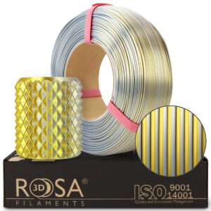 pla silk gold - pla silk silver